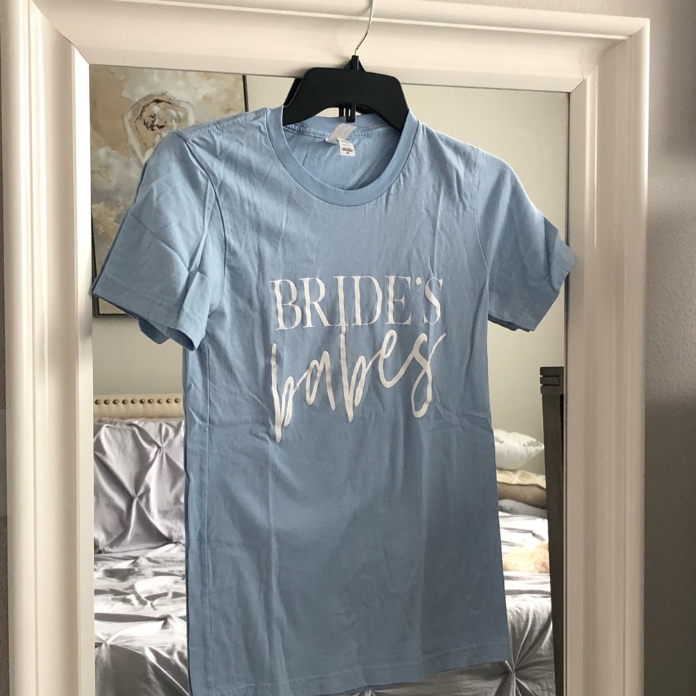 BRIDE’S babes Light Blue T-shirt SZ XS